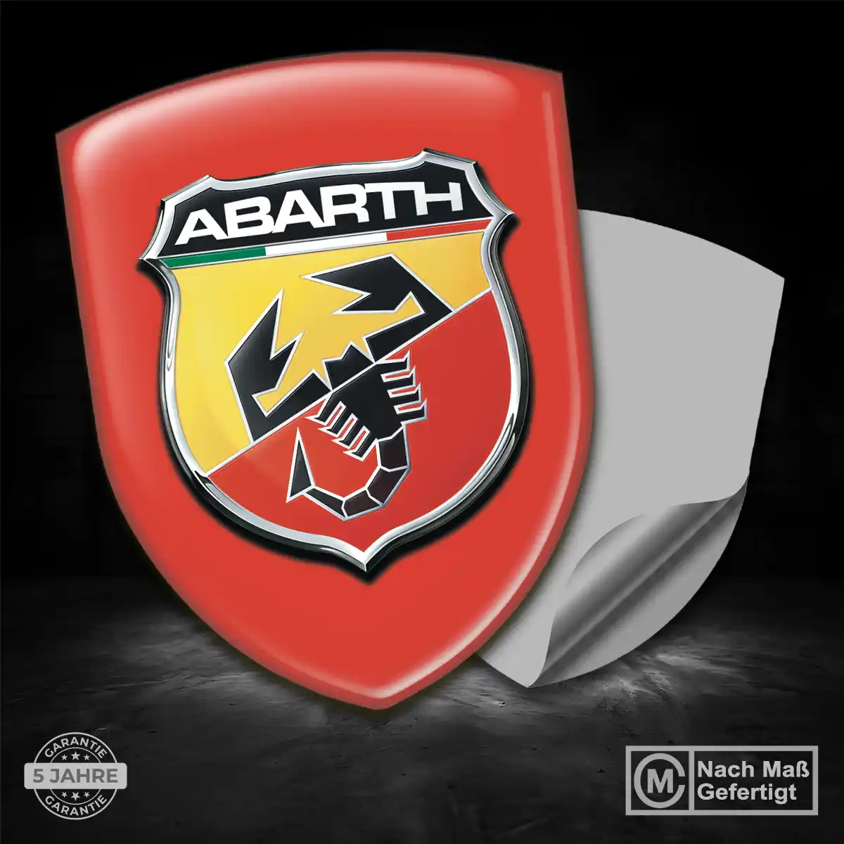 Abarth Aufkleber Wappen Auto Ausdrucksstarkes Design