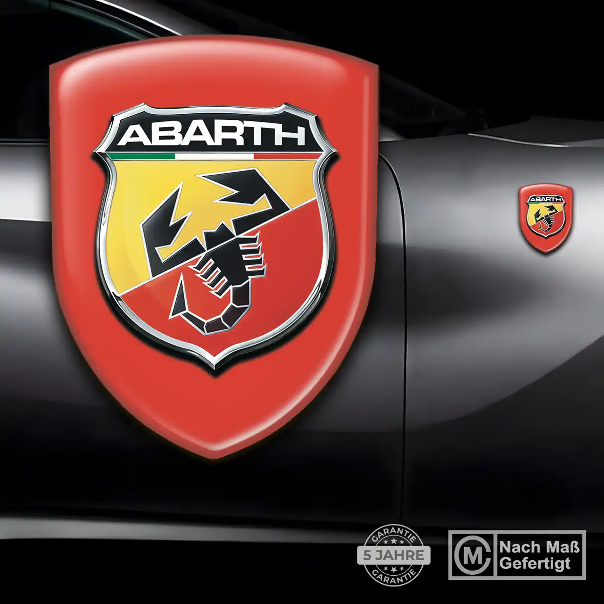 Abarth Aufkleber Wappen Auto Ausdrucksstarkes Design