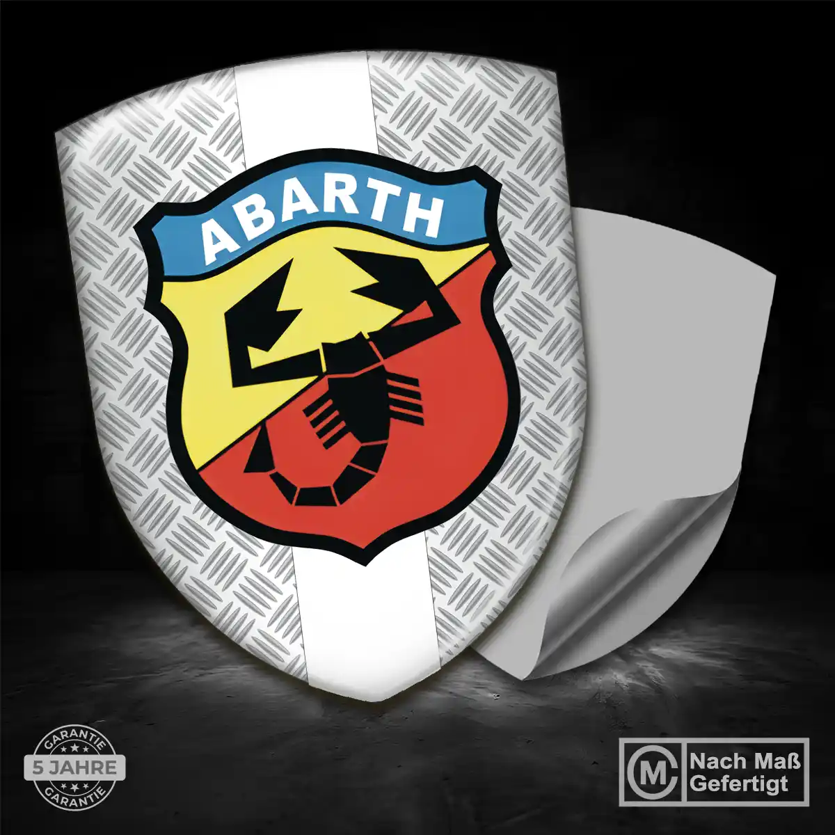 Abarth Aufkleber Wappen Auto Edles Design