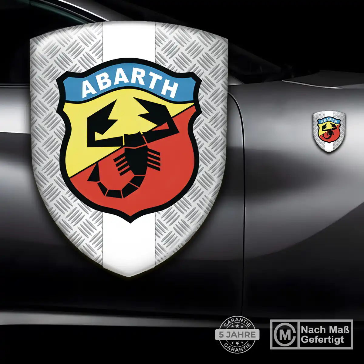 Abarth Aufkleber Wappen Auto Edles Design
