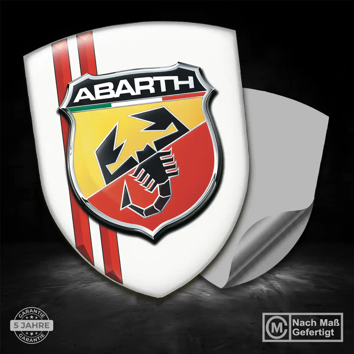 Abarth Aufkleber Wappen Auto Erstklassige Qualität