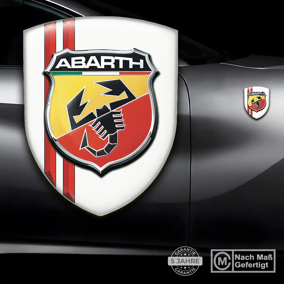 Abarth Aufkleber Wappen Auto Erstklassige Qualität