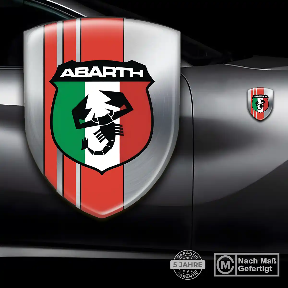 Abarth Aufkleber Wappen Auto Höchste Qualität