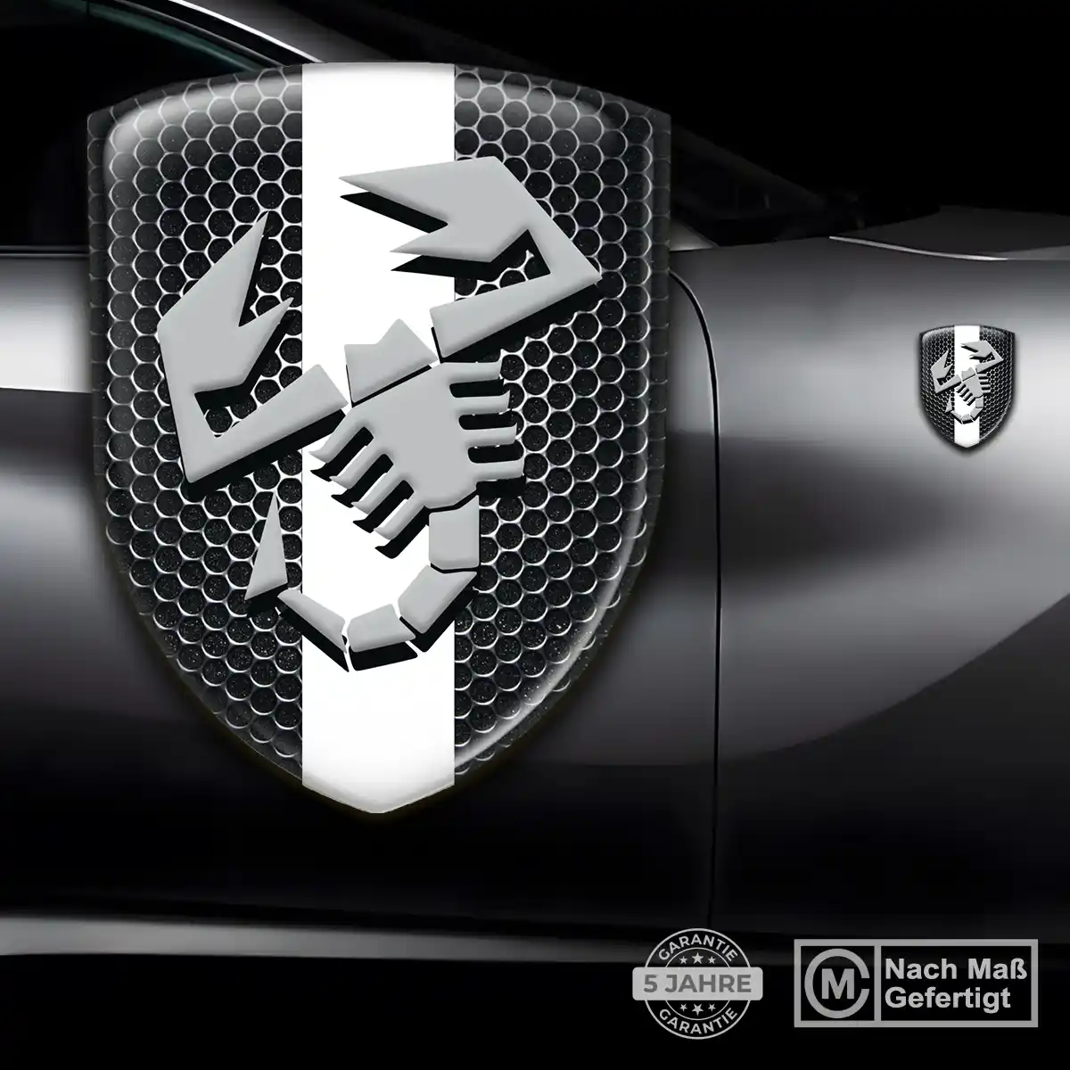 Abarth Aufkleber Wappen Auto Interieurdesign