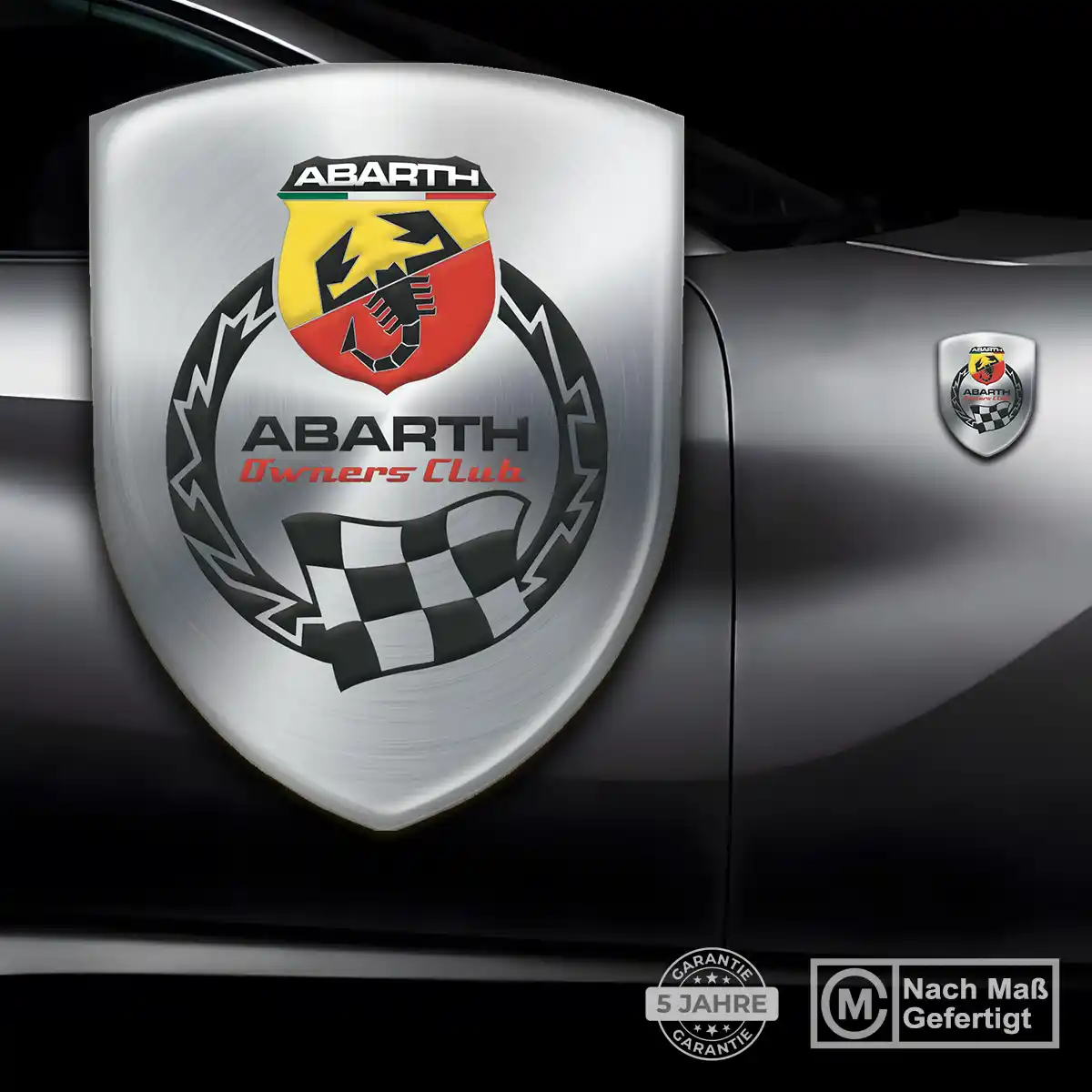 Abarth Aufkleber Wappen Auto Limitierte Auflage