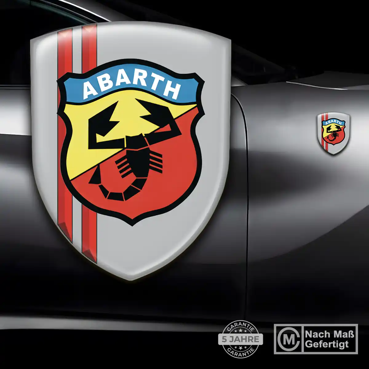 Abarth Aufkleber Wappen Auto Luxus-Edition
