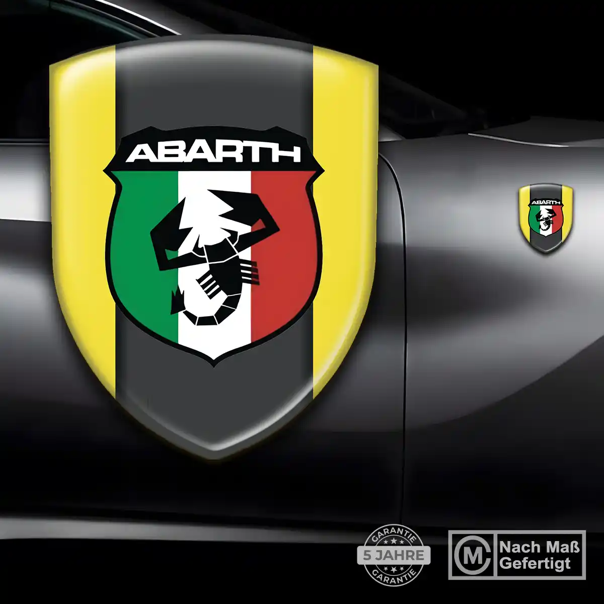 Abarth Aufkleber Wappen Auto Markenedition