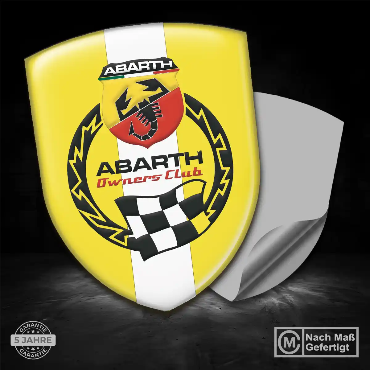 Abarth Aufkleber Wappen Auto Modernes Design
