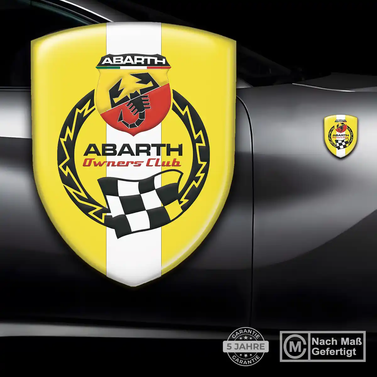 Abarth Aufkleber Wappen Auto Modernes Design