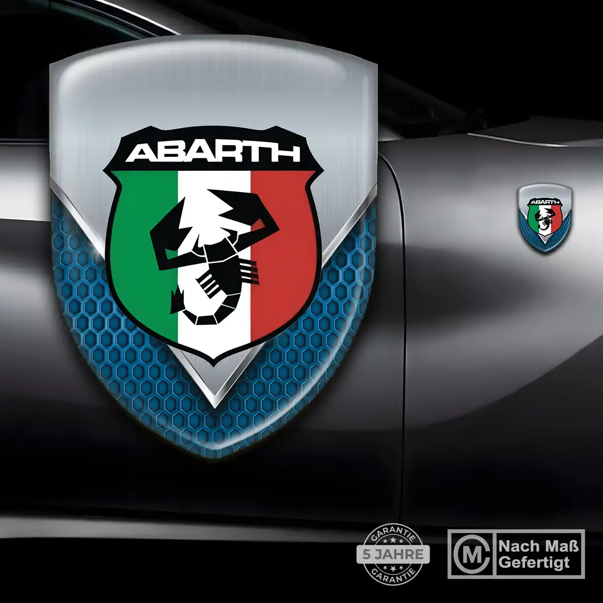 Abarth Aufkleber Wappen Auto Spitzenqualität