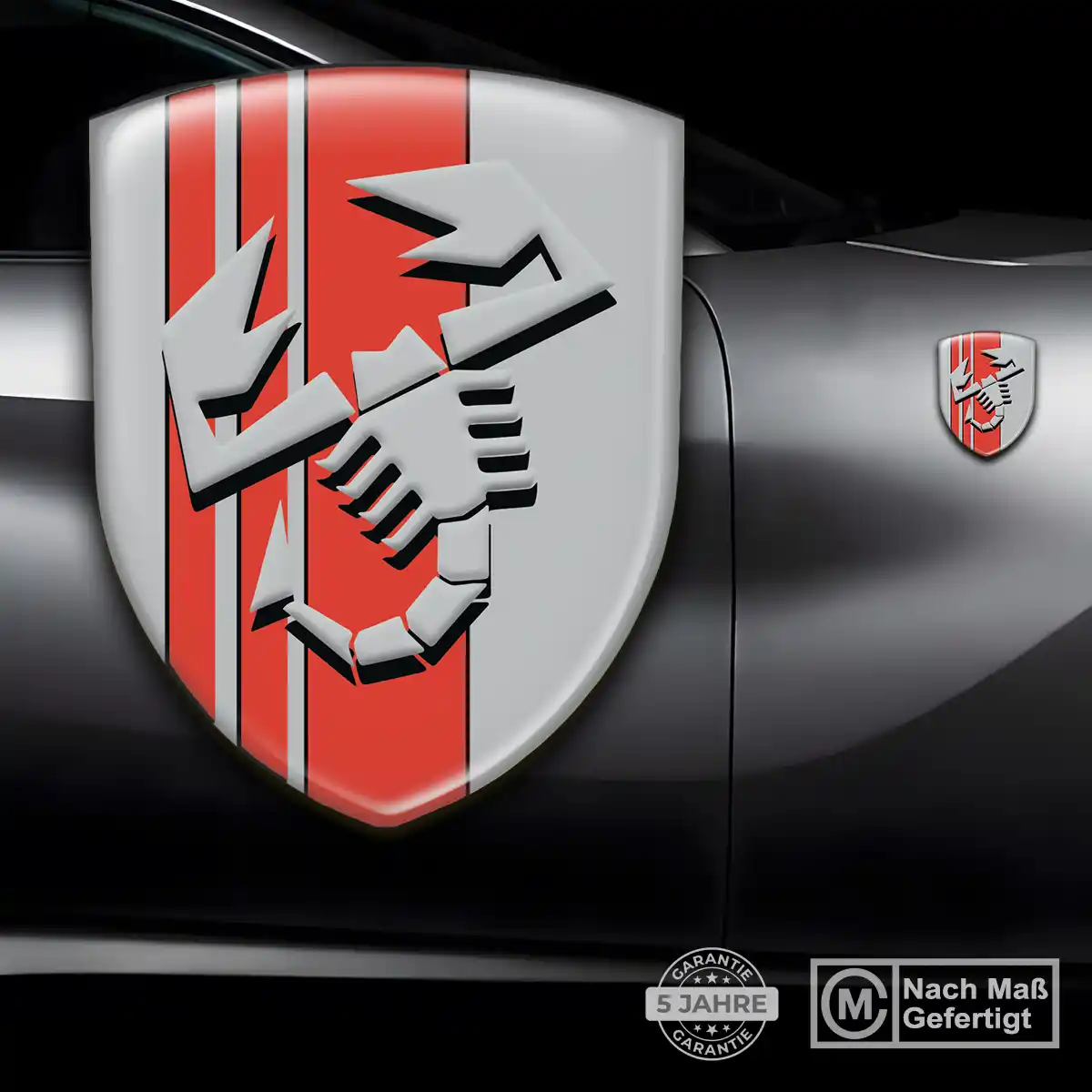 Abarth Aufkleber Wappen Auto Stilvolles Design