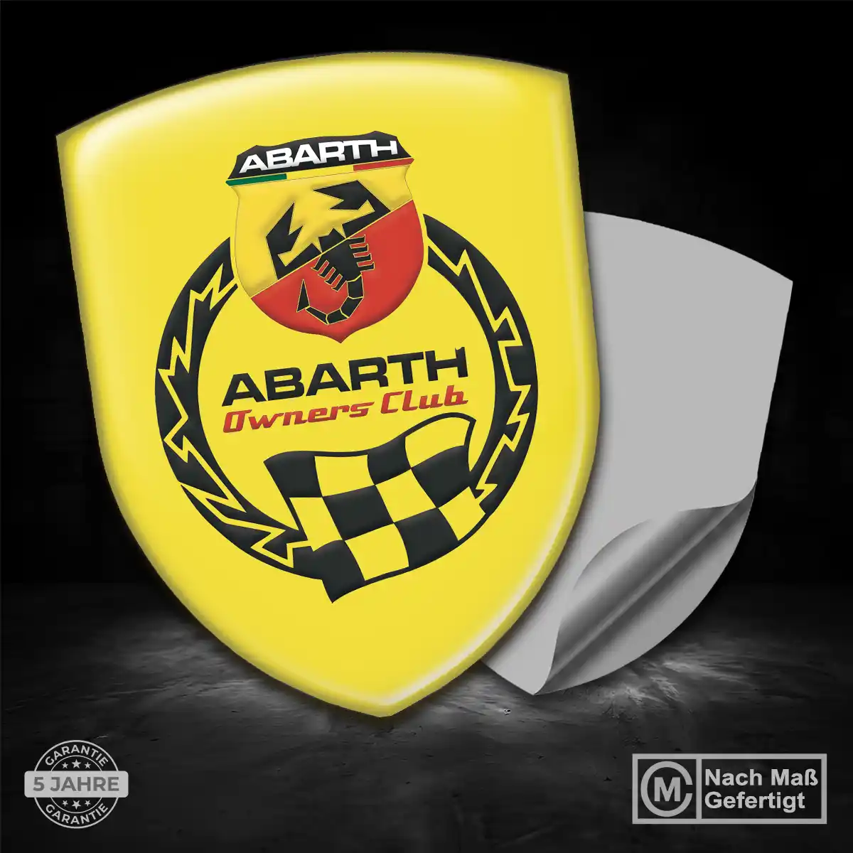 Abarth Aufkleber Wappen Auto Tuningfahrzeug