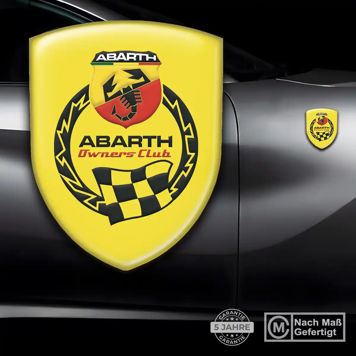 Abarth Aufkleber Wappen Auto Tuningfahrzeug