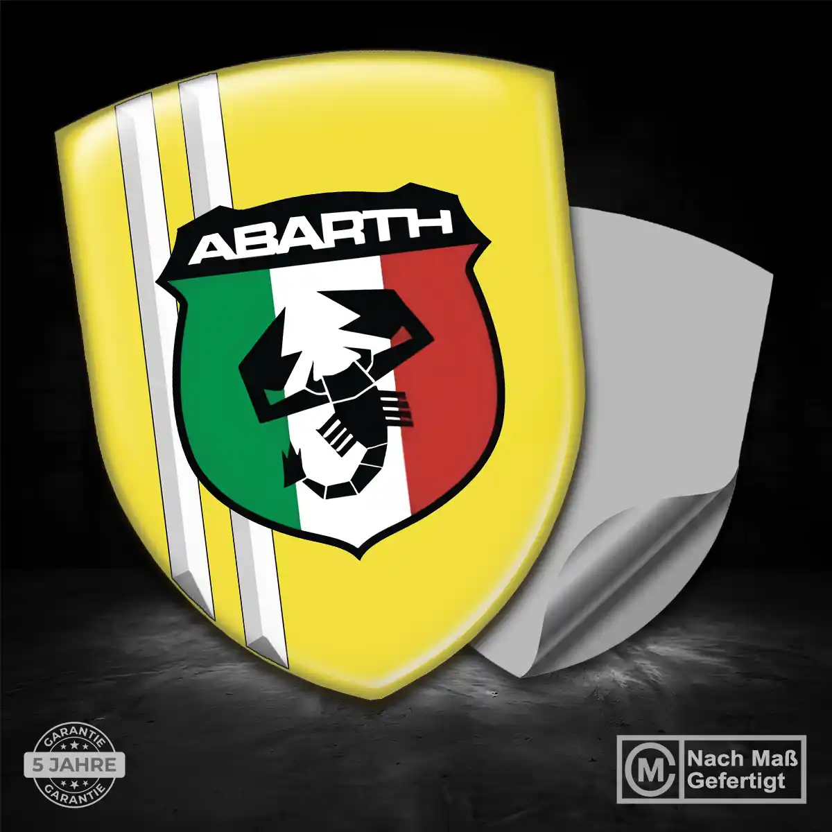 Abarth Aufkleber Wappen Überzeugende Qualität