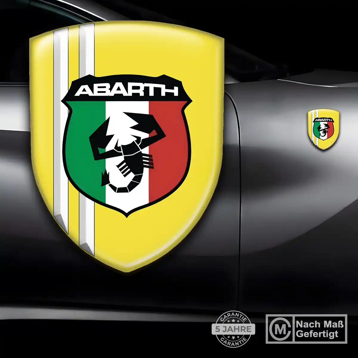 Abarth Aufkleber Wappen Überzeugende Qualität
