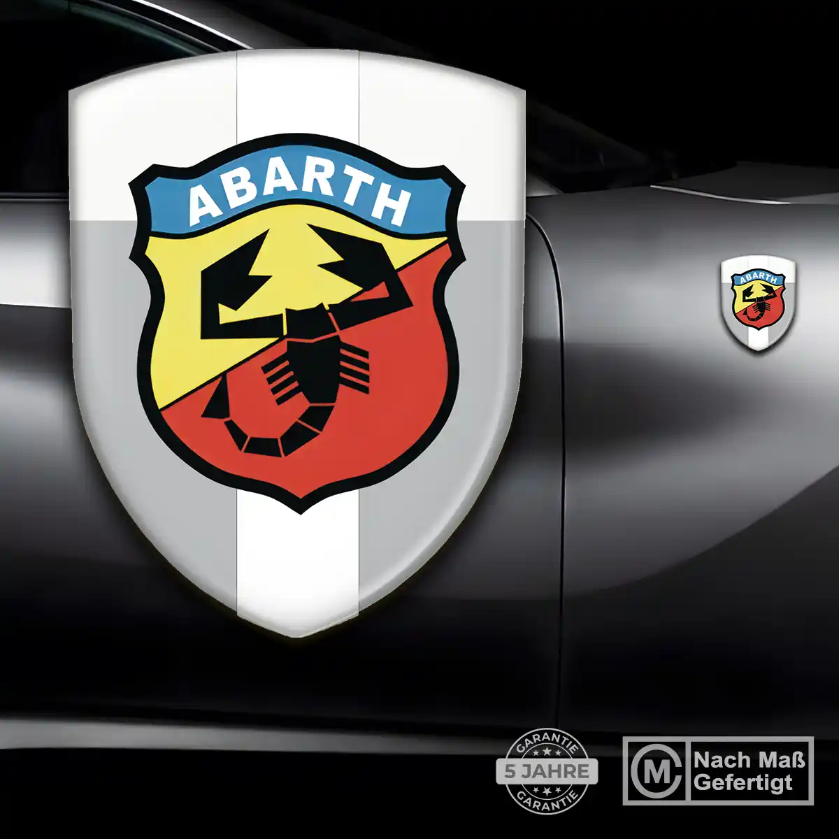 Abarth Aufkleber Wappen Elegantes Design
