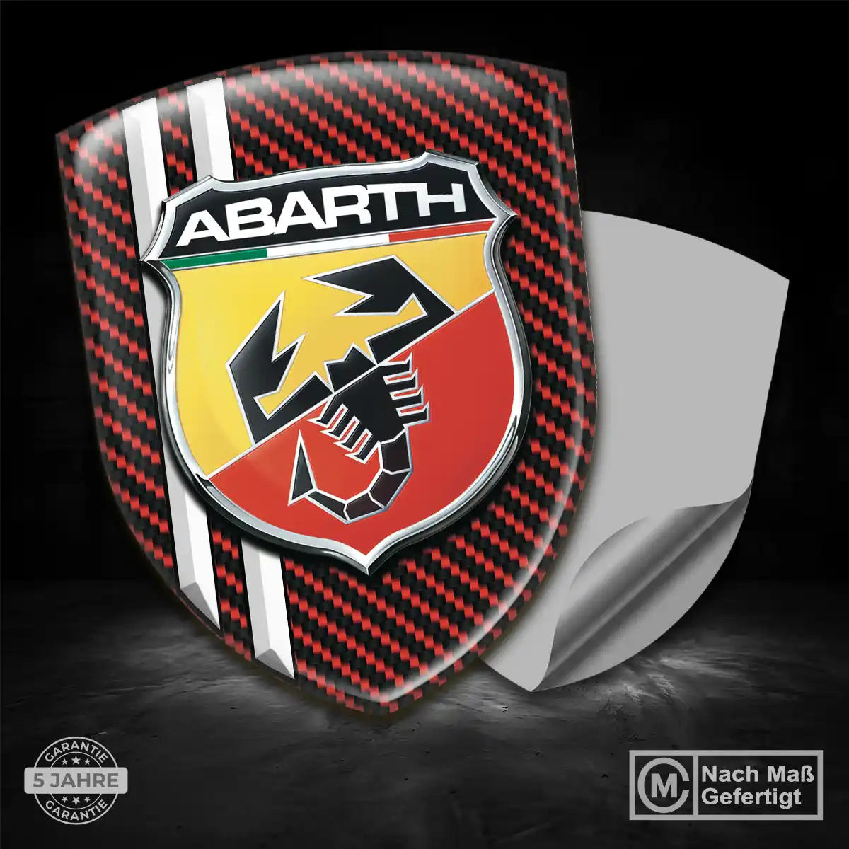 Abarth Aufkleber Wappen Emblem Anspruchsvolles Design