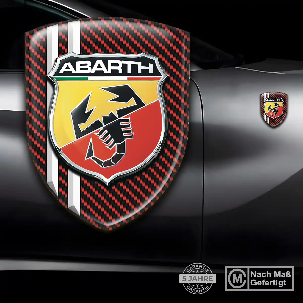 Abarth Aufkleber Wappen Emblem Anspruchsvolles Design