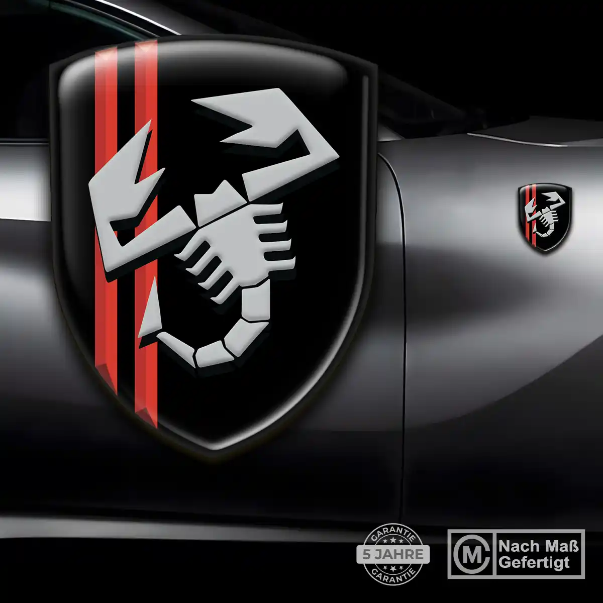Abarth Aufkleber Wappen Emblem Auto Überzeugende Qualität