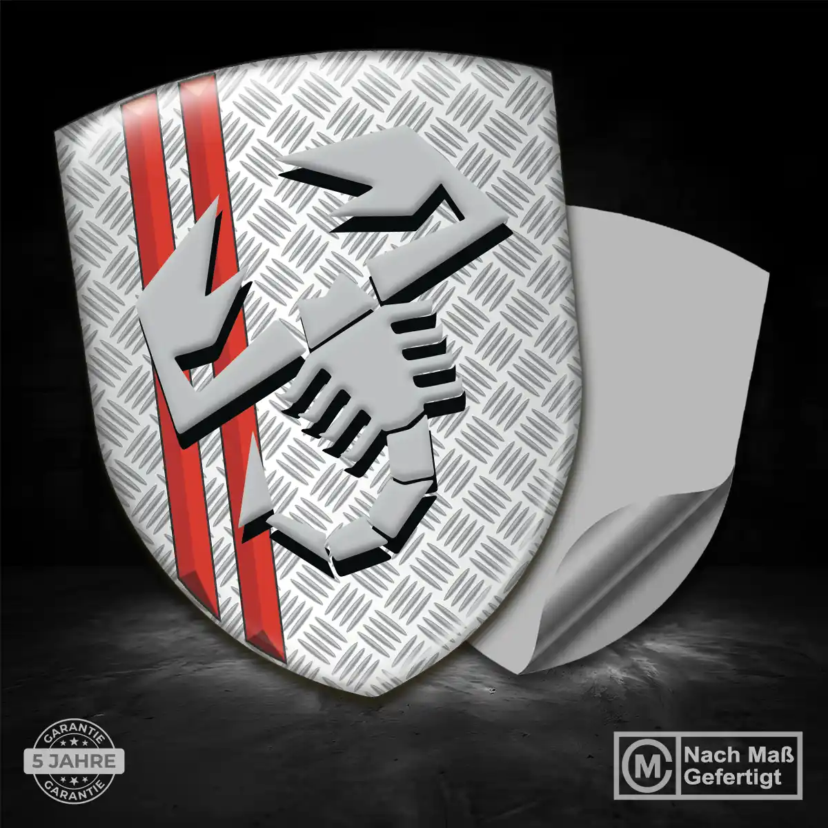 Abarth Aufkleber Wappen Emblem Auto Edles Design