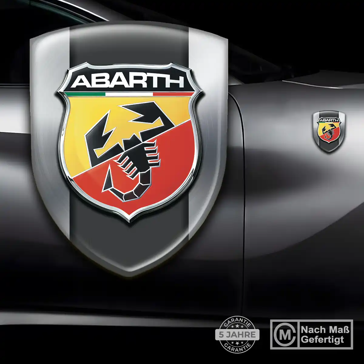Abarth Aufkleber Wappen Emblem Auto Exterieurdesign