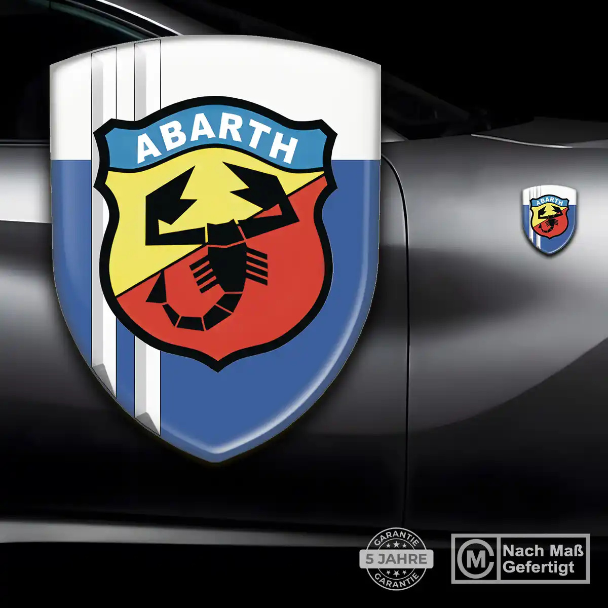 Abarth Aufkleber Wappen Emblem Auto Hohe Qualität