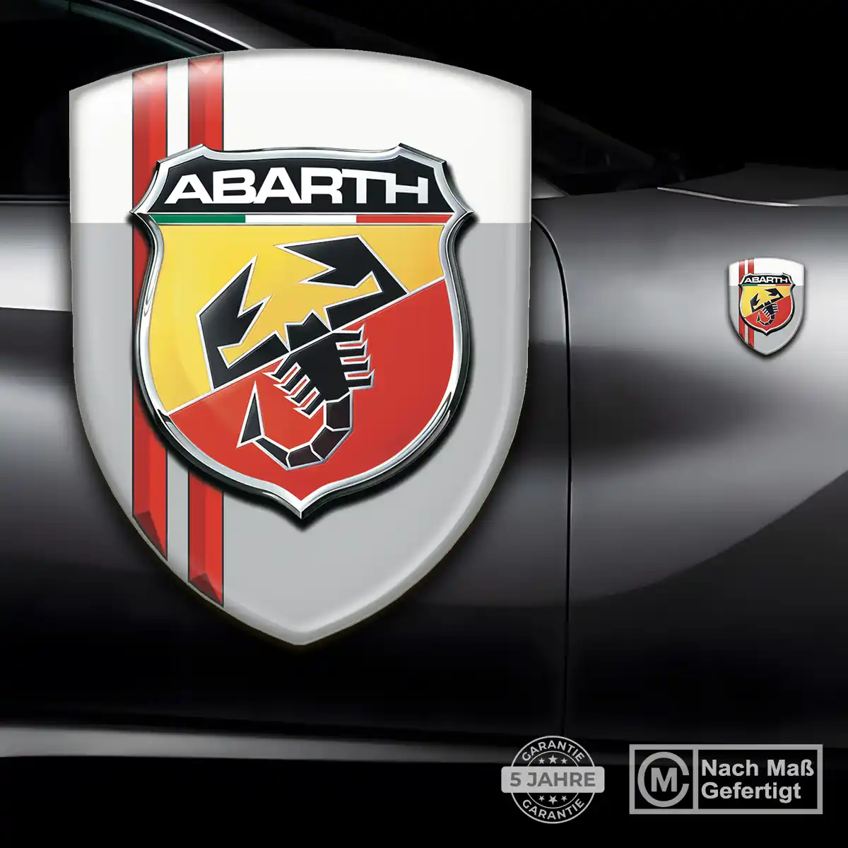 Abarth Aufkleber Wappen Emblem Auto Interieurdesign