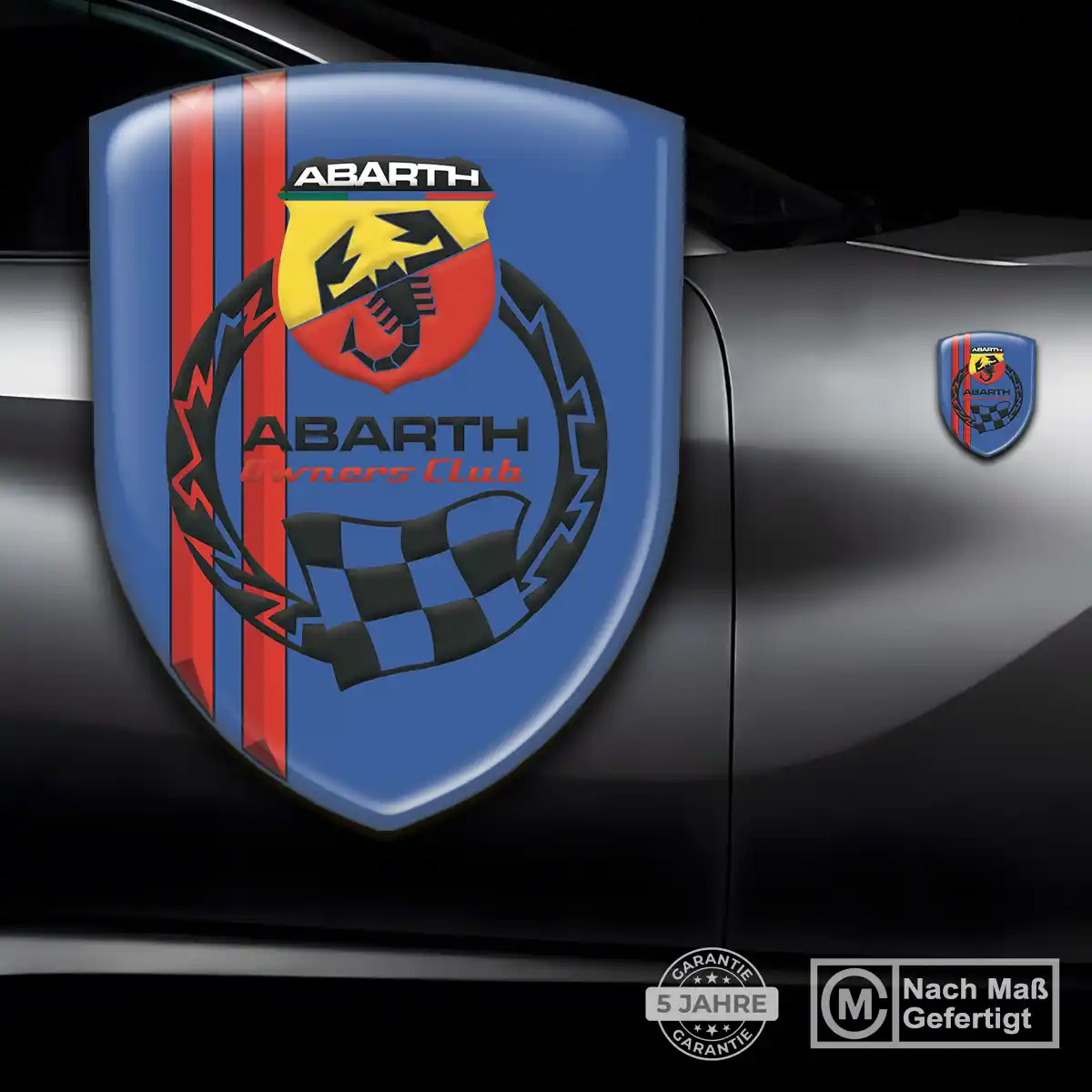 Abarth Aufkleber Wappen Emblem Auto Luxus-Edition