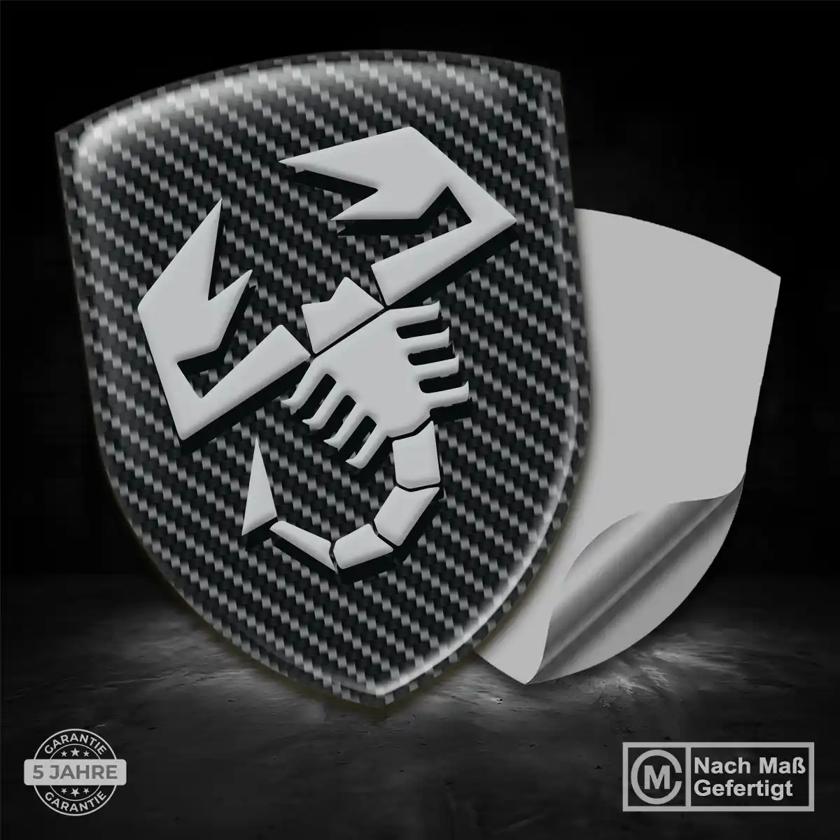 Abarth Aufkleber Wappen Emblem Auto Markenedition