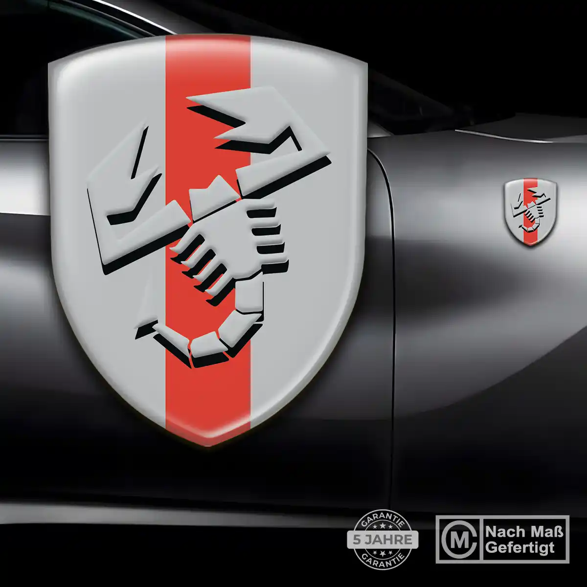 Abarth Aufkleber Wappen Emblem Auto Premiumqualität