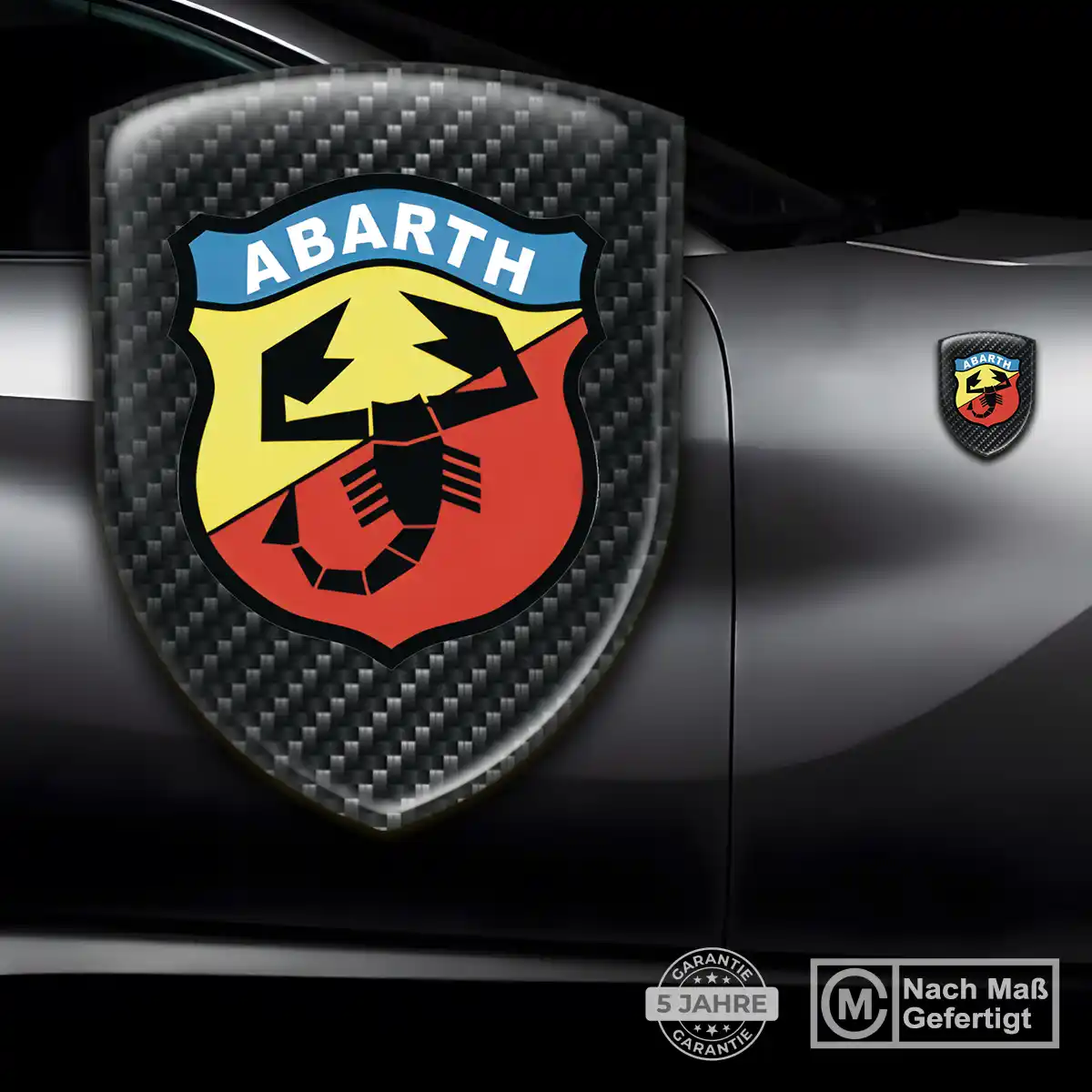 Abarth Aufkleber Wappen Emblem Auto Spitzenqualität