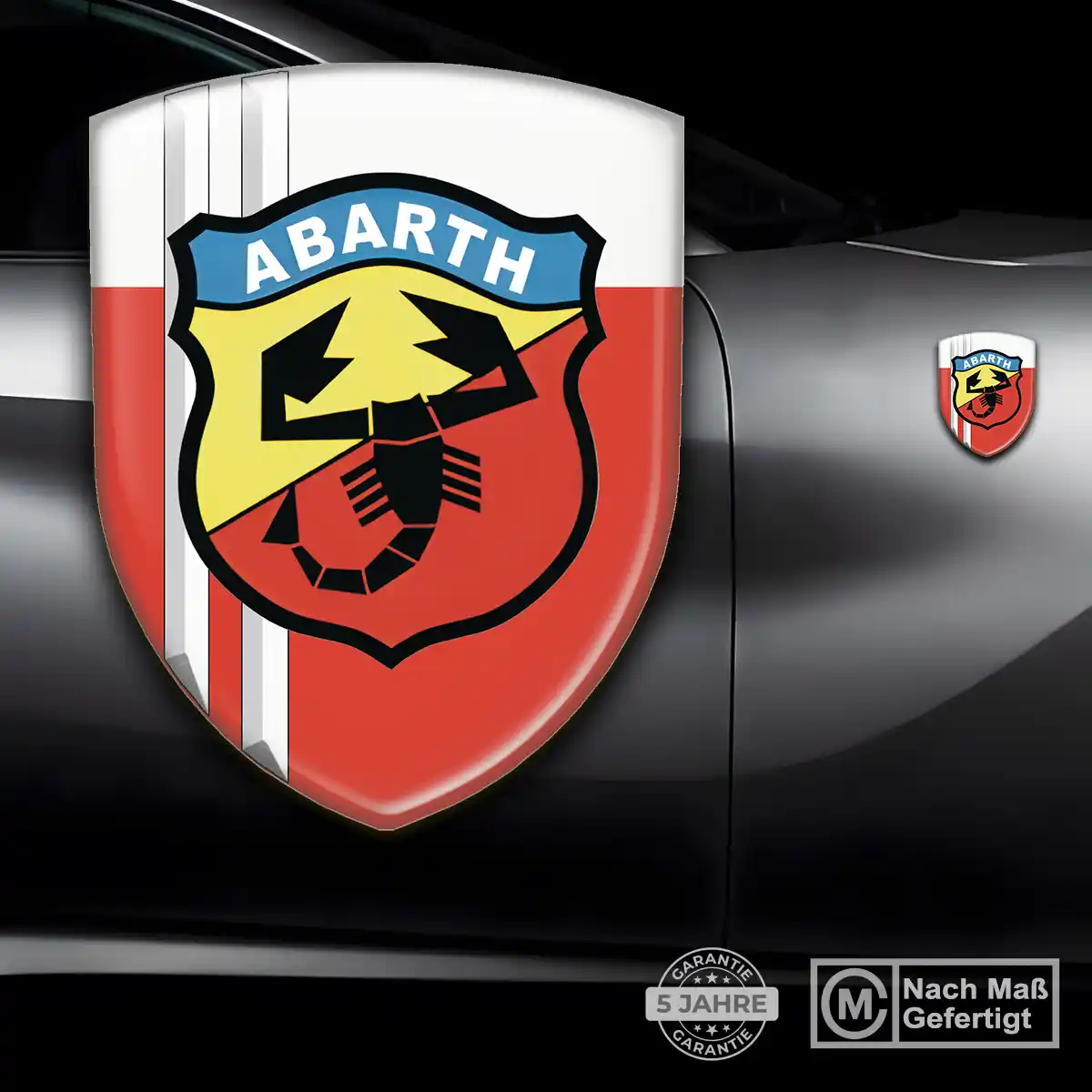 Abarth Aufkleber Wappen Emblem Auto Stilvolles Design