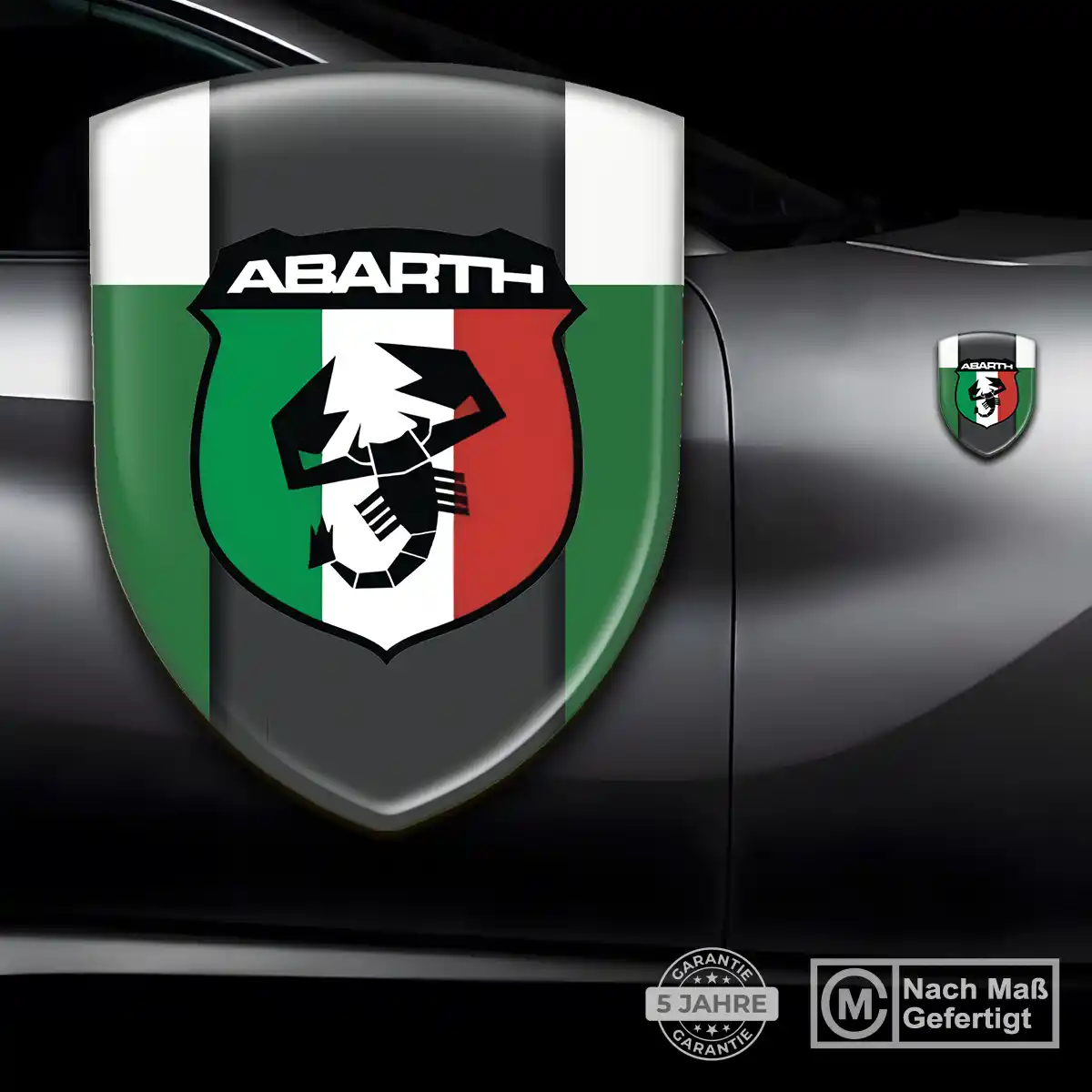 Abarth Aufkleber Wappen Emblem Interieurdesign