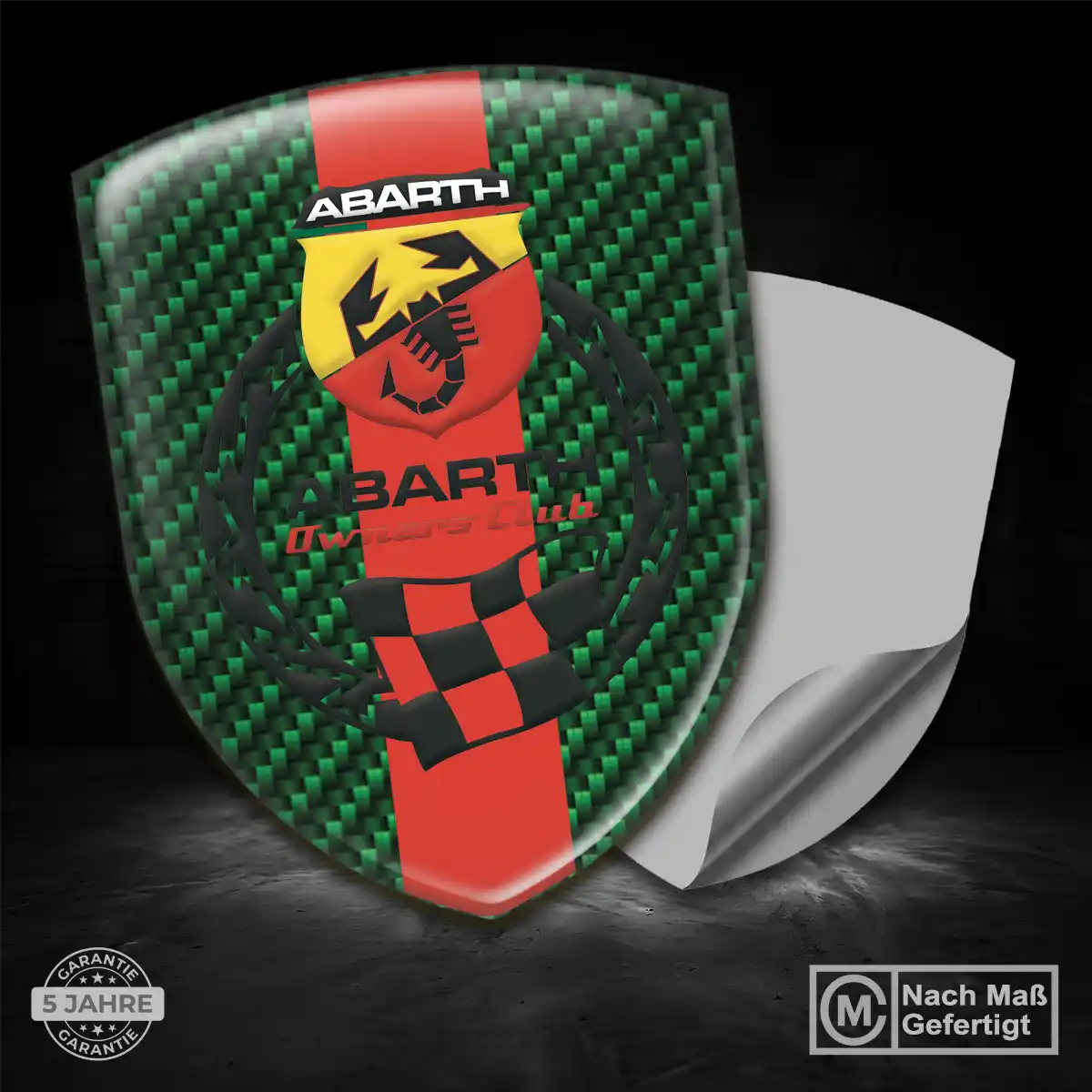 Abarth Aufkleber Wappen Emblem Limitierte Auflage