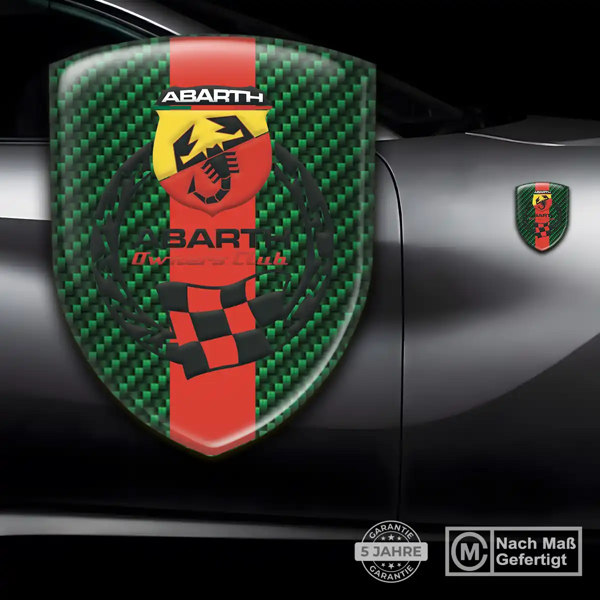 Abarth Aufkleber Wappen Emblem Limitierte Auflage