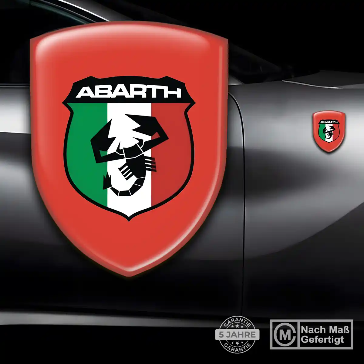 Abarth Aufkleber Wappen Emblem Luxus-Edition