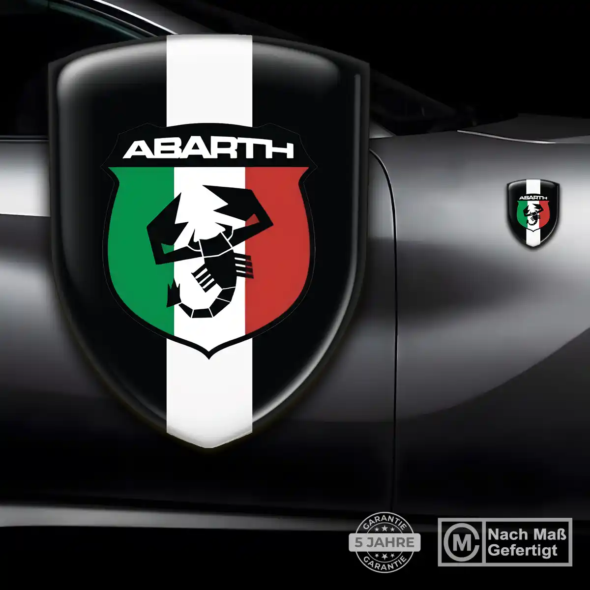 Abarth Aufkleber Wappen Emblem Markenedition