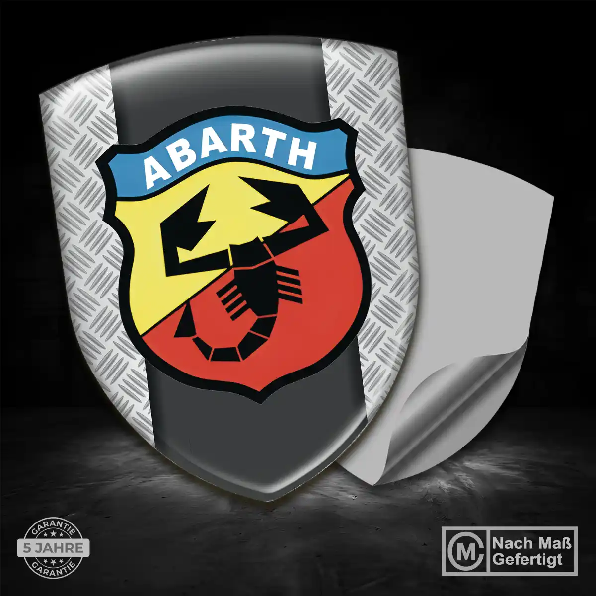Abarth Aufkleber Wappen Emblem Modernes Design
