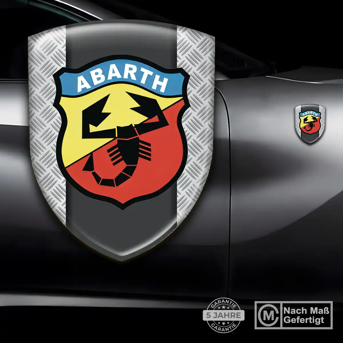 Abarth Aufkleber Wappen Emblem Modernes Design