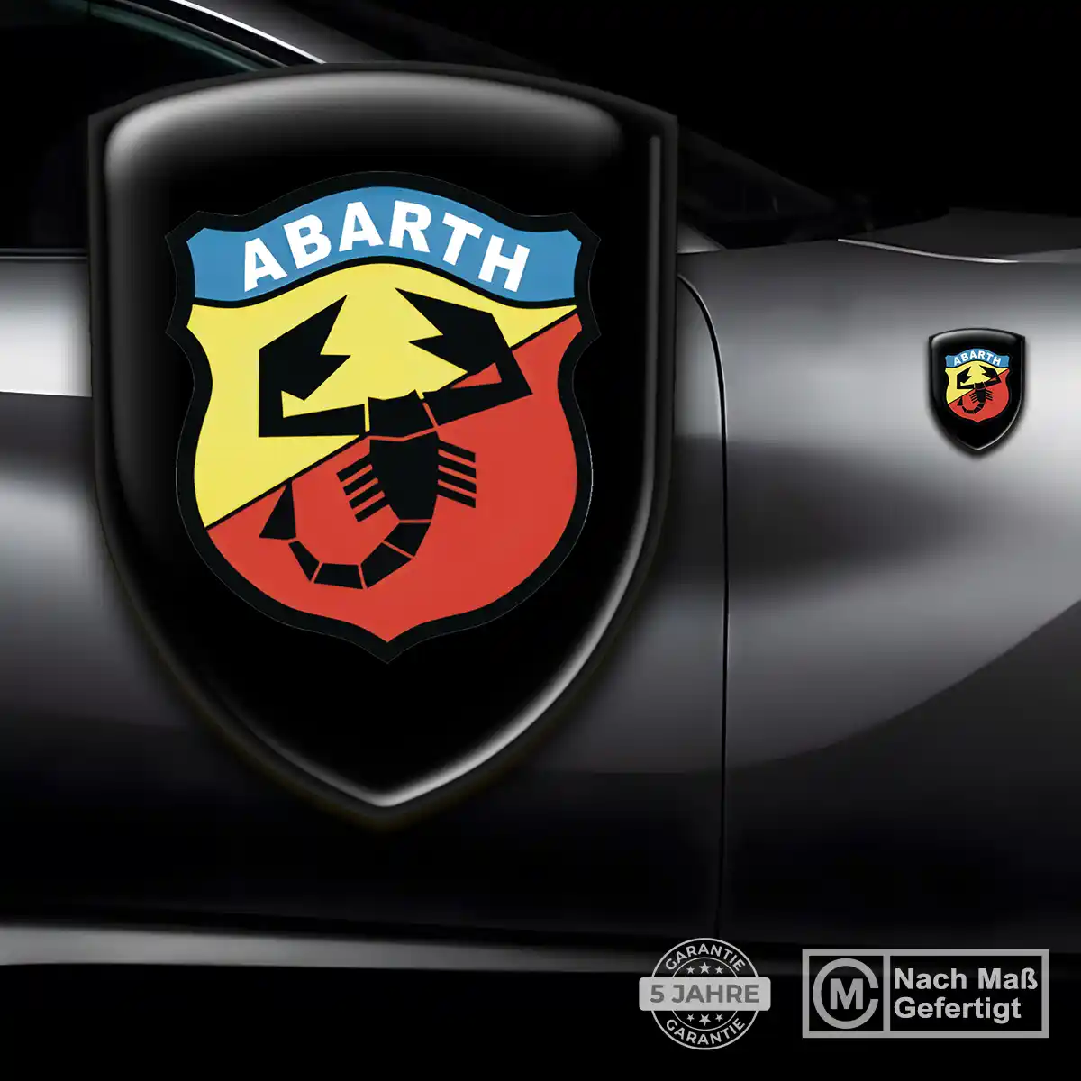 Abarth Aufkleber Wappen Emblem Spitzenqualität