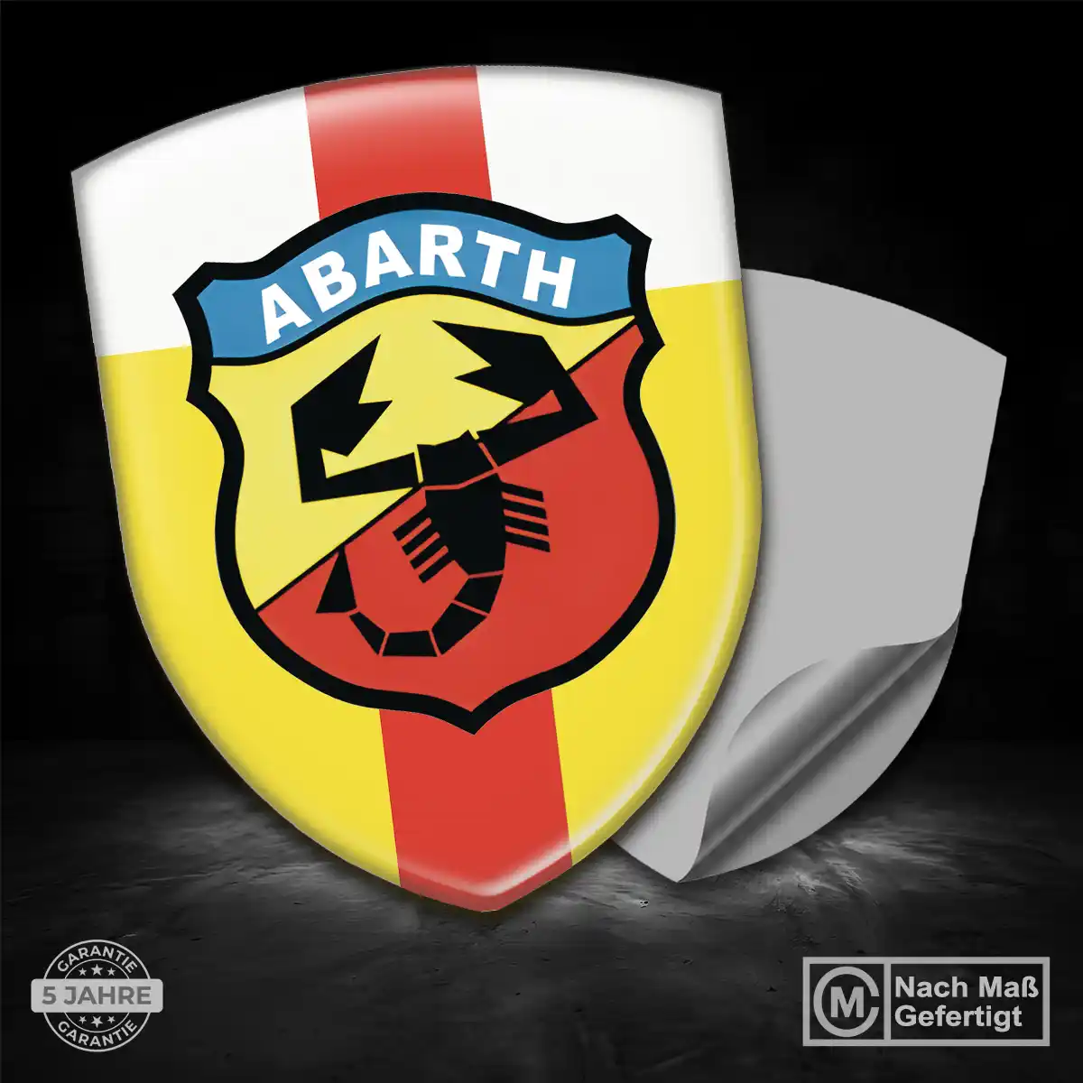 Abarth Aufkleber Wappen Emblem Tuningfahrzeug