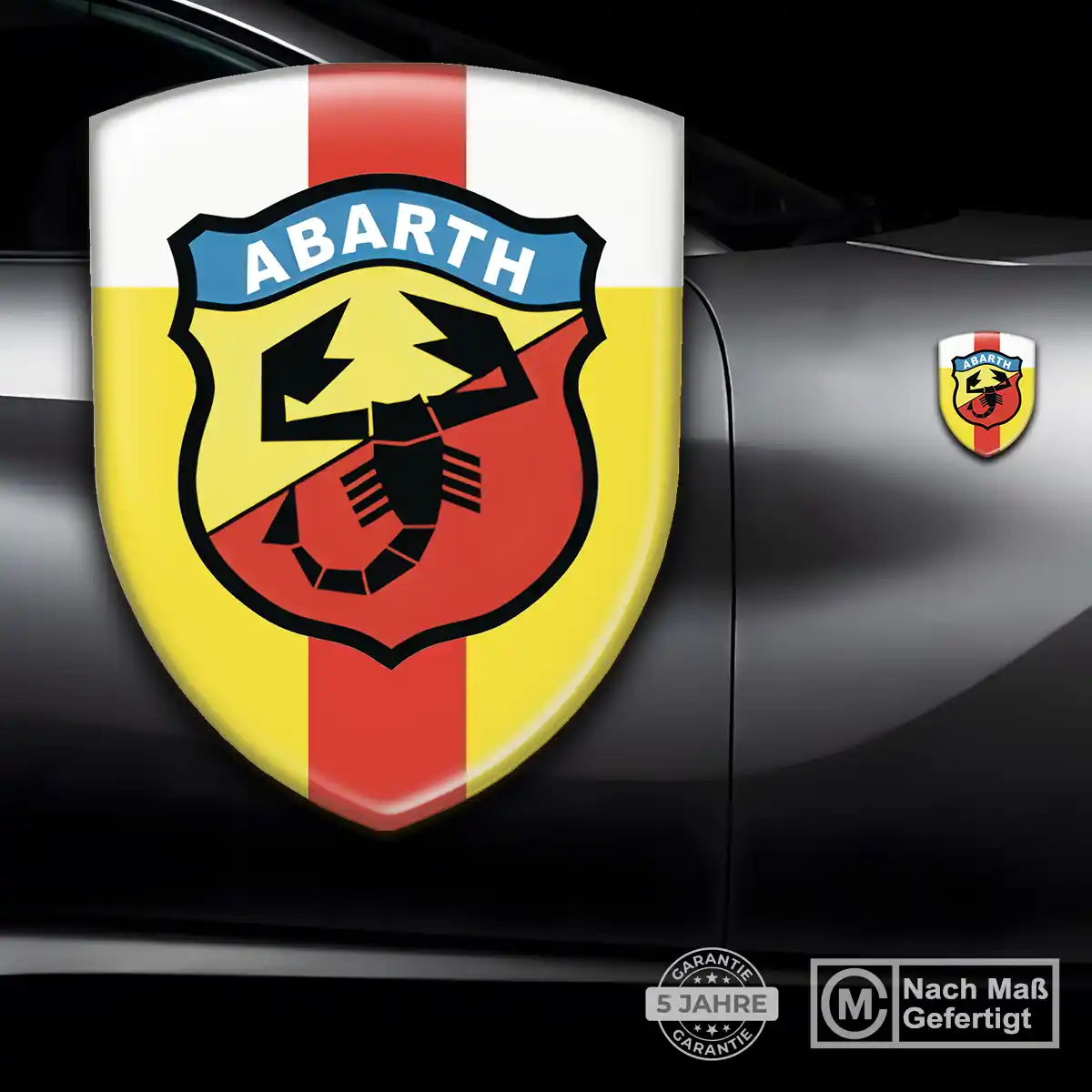 Abarth Aufkleber Wappen Emblem Tuningfahrzeug