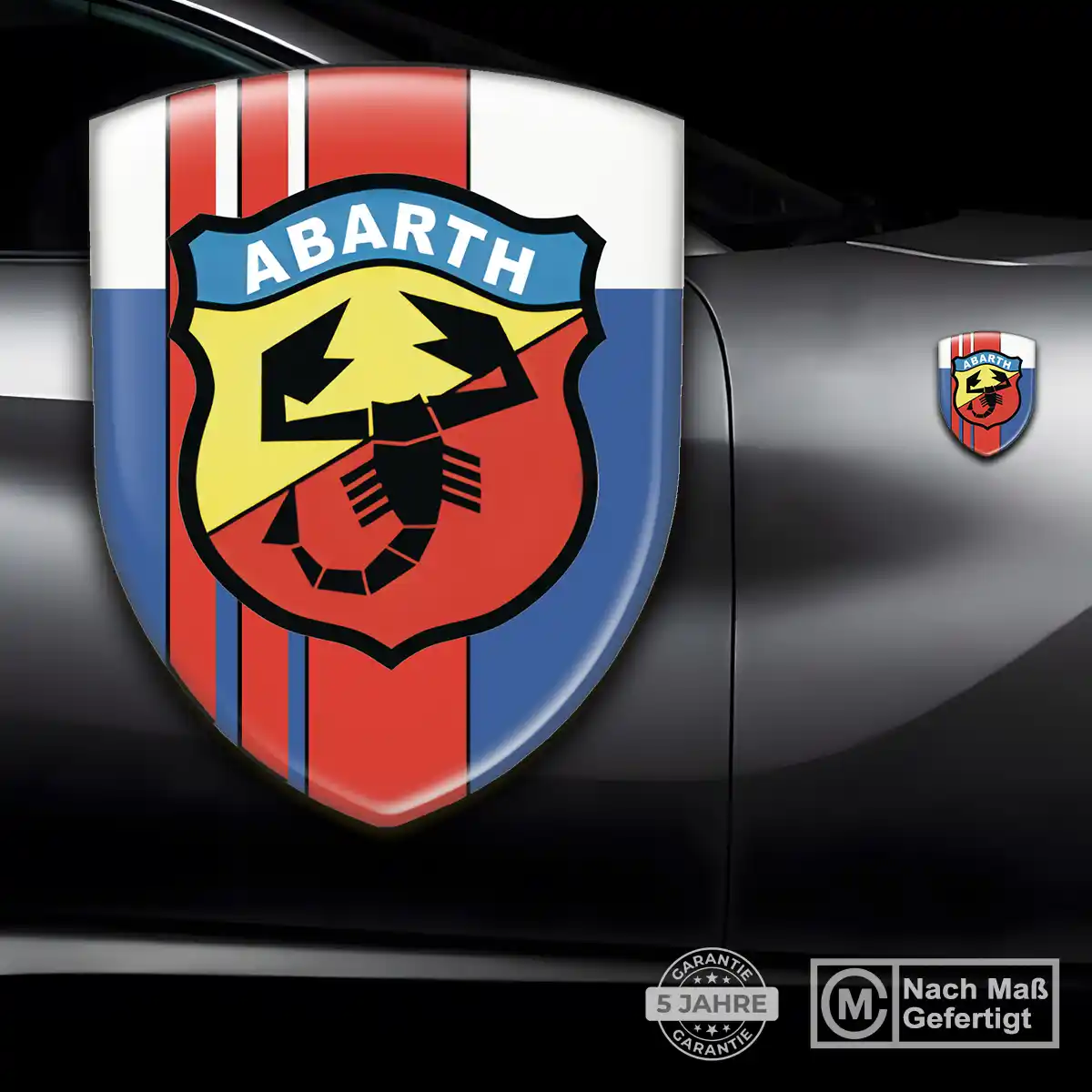 Abarth Aufkleber Wappen Erstklassige Qualität