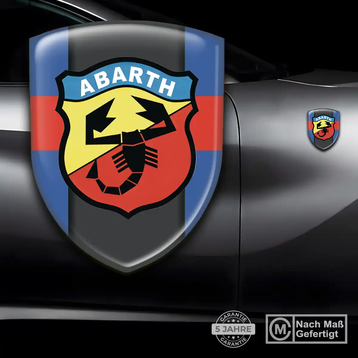 Abarth Aufkleber Wappen Exterieurdesign