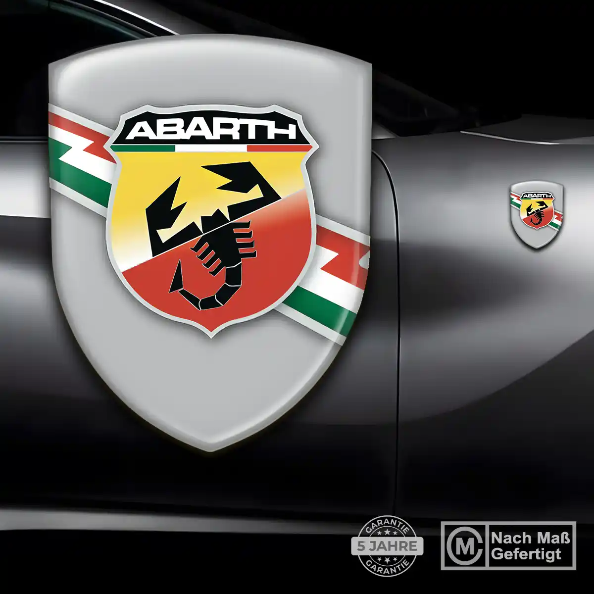 Abarth Aufkleber Wappen Interieurdesign