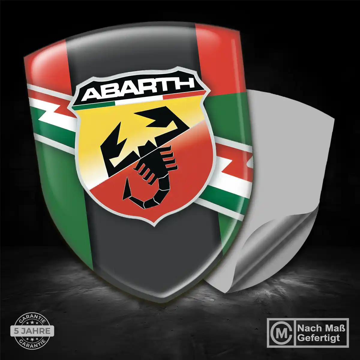 Abarth Aufkleber Wappen Limitierte Auflage