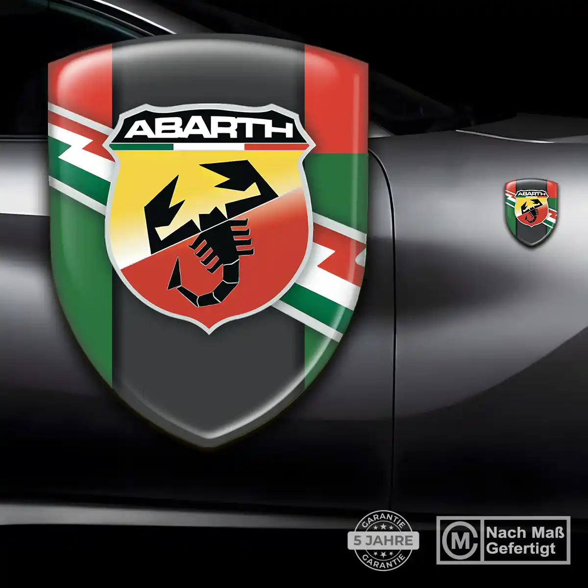 Abarth Aufkleber Wappen Limitierte Auflage