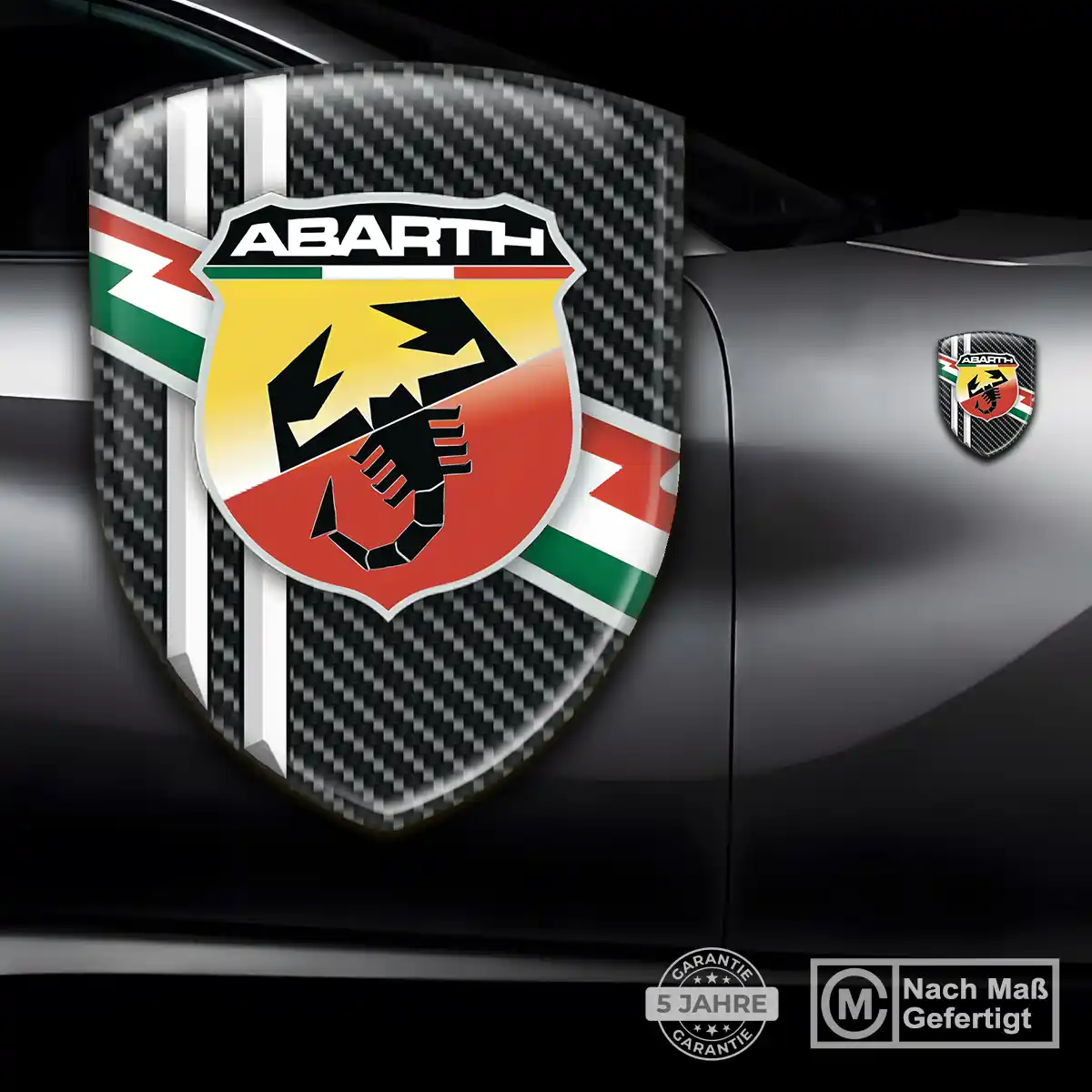Abarth Aufkleber Wappen Luxus-Edition