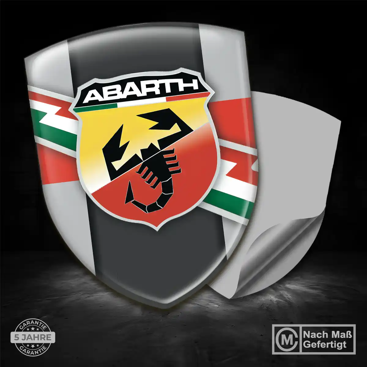 Abarth Aufkleber Wappen Modernes Design