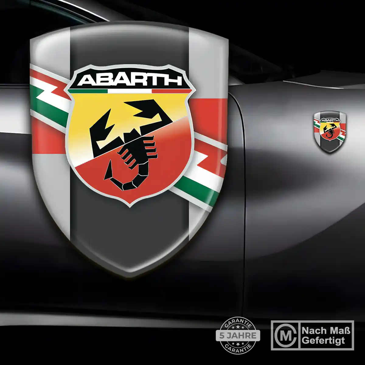 Abarth Aufkleber Wappen Modernes Design